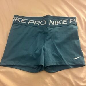 Nike Pro Teal Performance Shorts